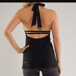 Lululemon Black Dignity Halter size 6
